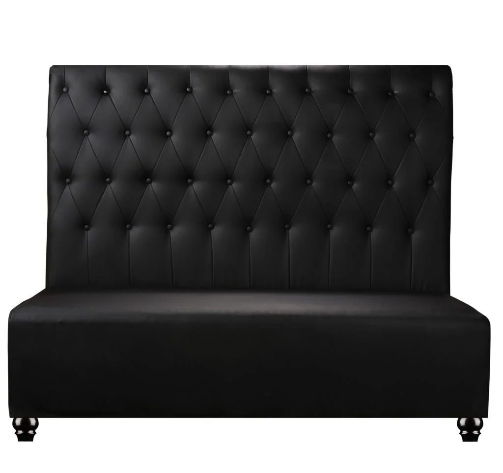 Black High Back Sofa