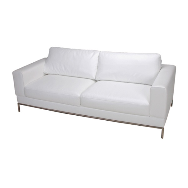 White Love Seat