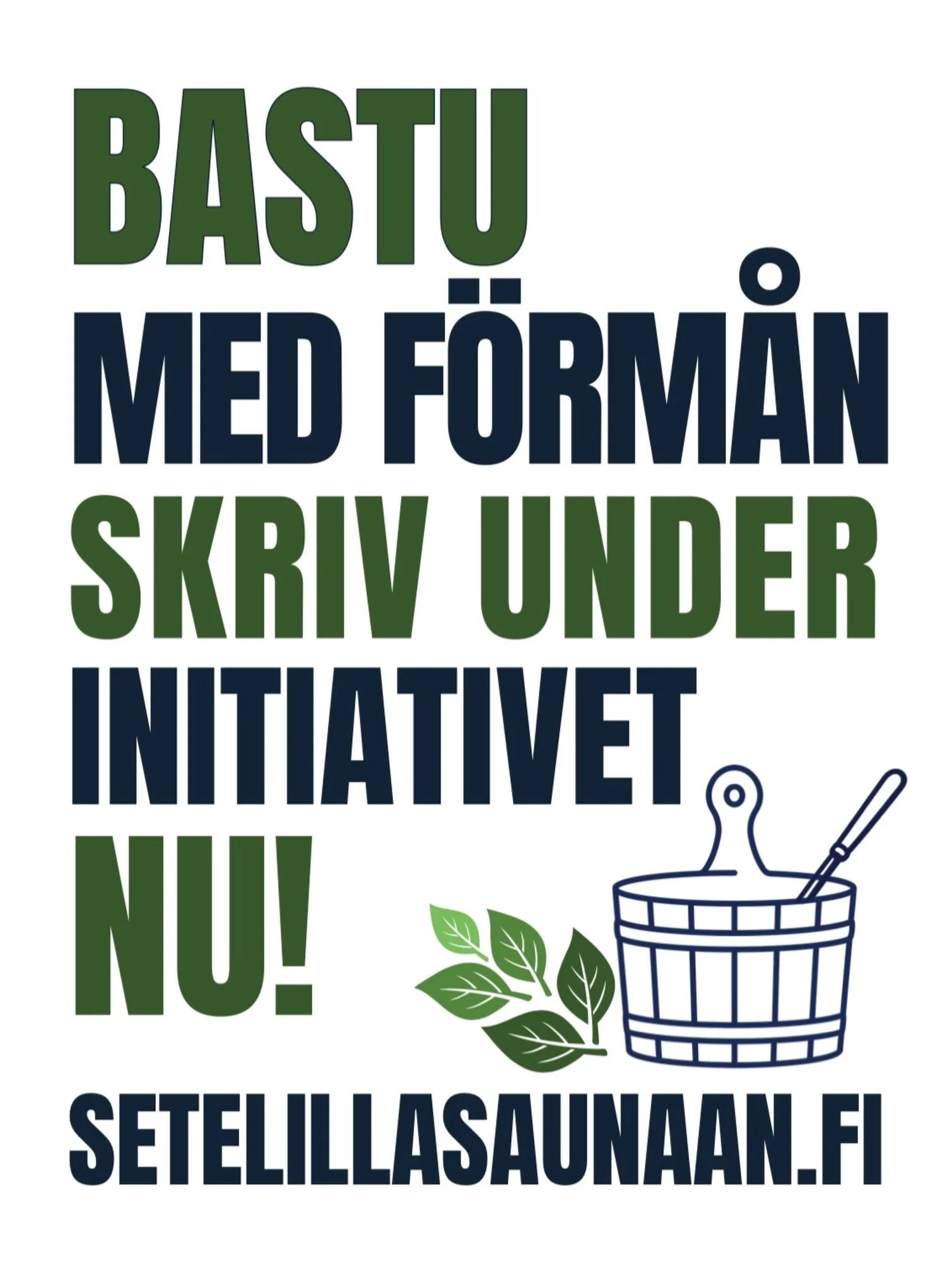 Medborgarinitiativet Setelill&auml; saunaan f&ouml;resl&aring;r att bastu- och vinterbadstj&auml;nster ska godk&auml;nnas som anv&auml;ndnings&auml;ndam&aring;l f&ouml;r skattefria motions- och kulturf&ouml;rm&aring;ner som arbetsgivare erbjuder.

I 