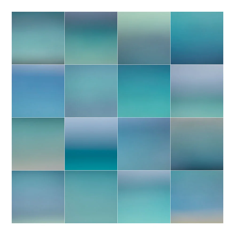 Four Days (December). Print size 16"x16". White wood frame, 8 ply matting and conservation clear plexiglass. (Copy)