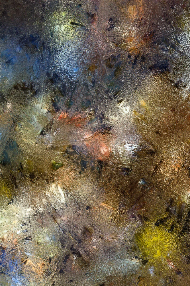 Frozen Light #21. Print size 24"x16". Thin black metal frame, matting with conservation clear plexiglass. (Copy)