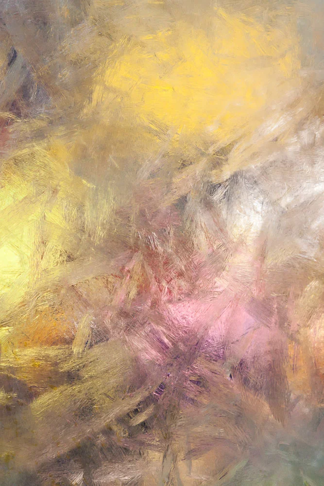 Frozen Light #5. 1) Print size 24"x16". White wood frame (no matting, 2" paper border) with museum glass. 2) Print size 18"x12". Thin black metal frame, matting with conservation clear plexigla (Copy)