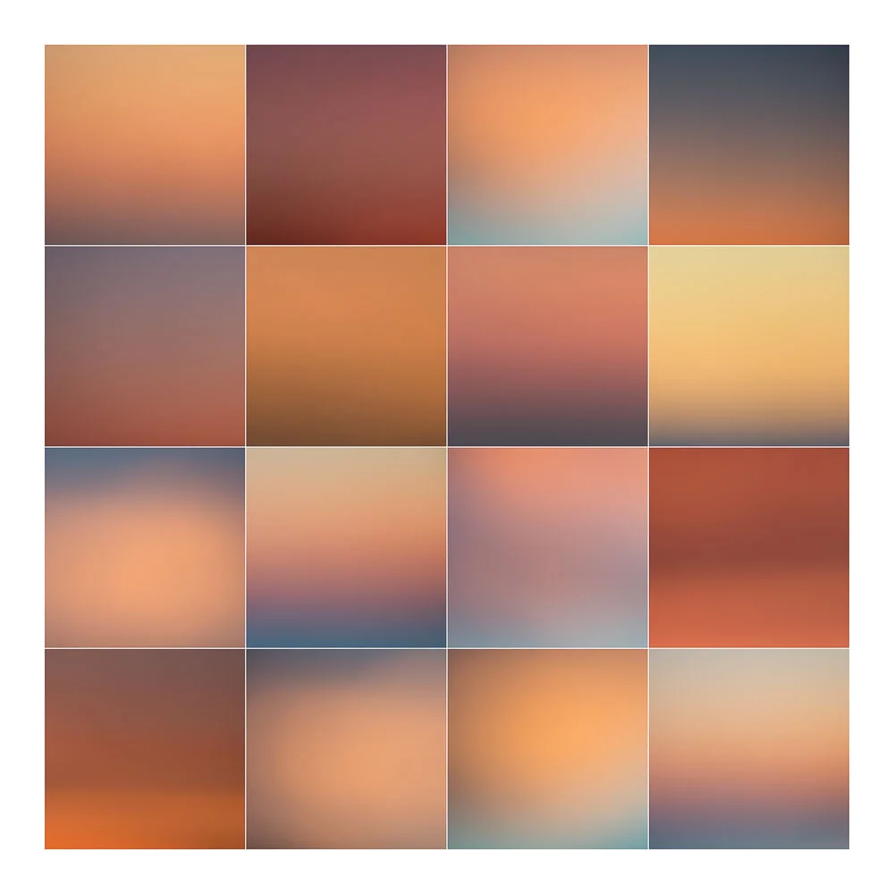 Day's End. Print size 16"x16". White wood frame, 8 ply matting and conservation clear plexiglass. (Copy)