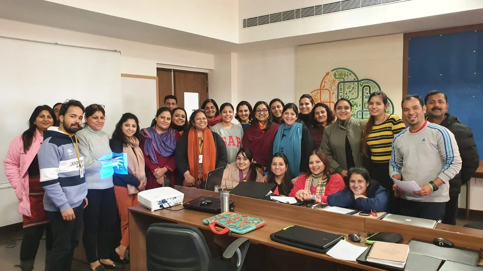 Microsoft training organised by Kamtron Systems for a leading school in Delhi.