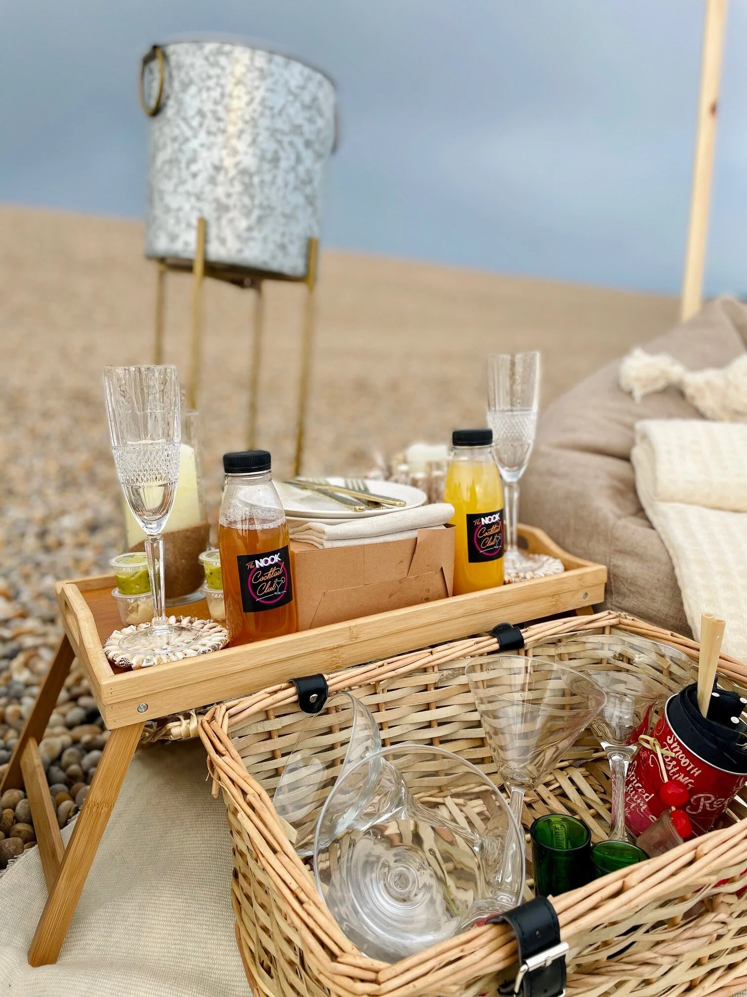 Bean bag sunset package with Th Nook