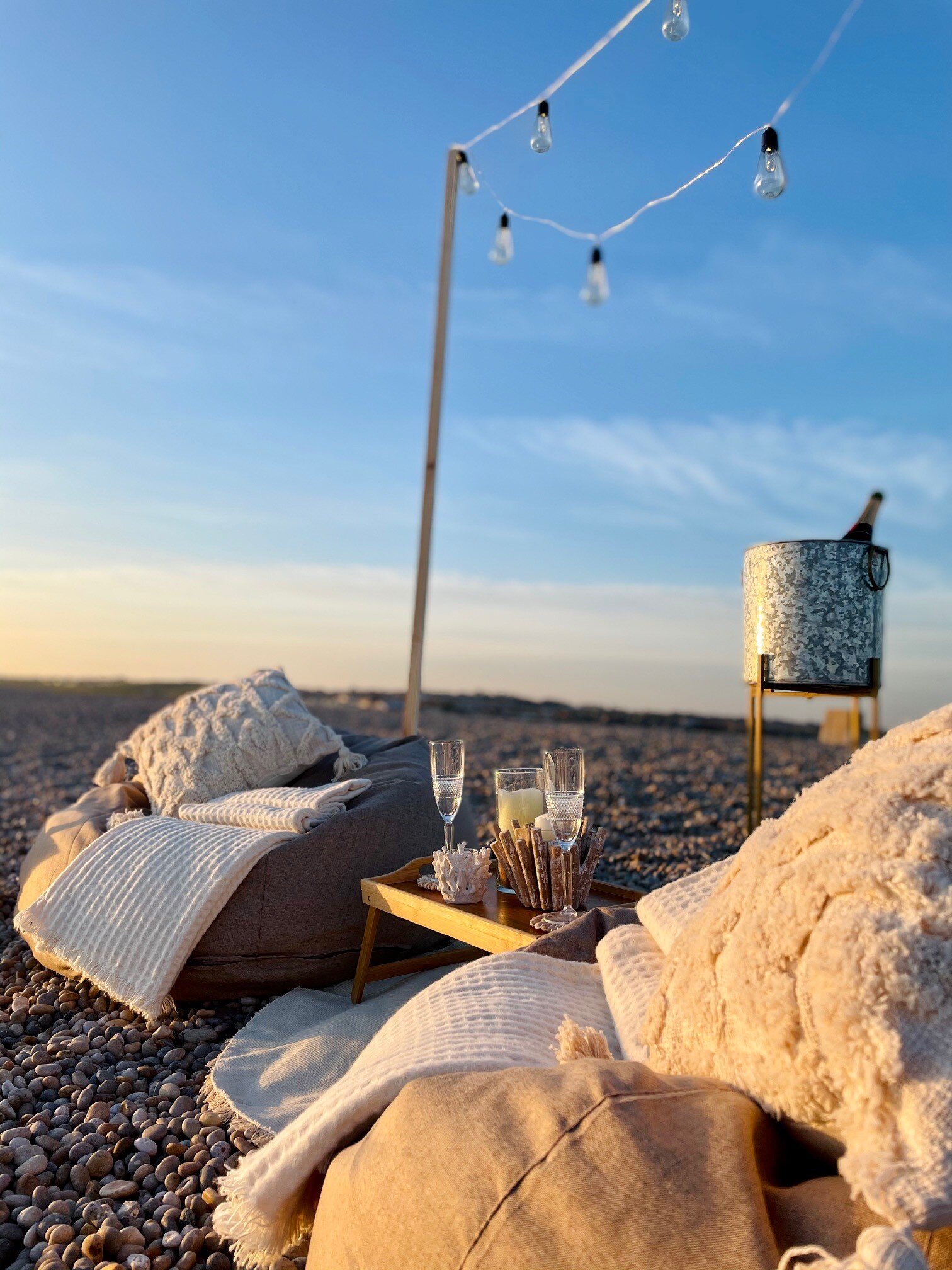 Sunset beanbag cosy