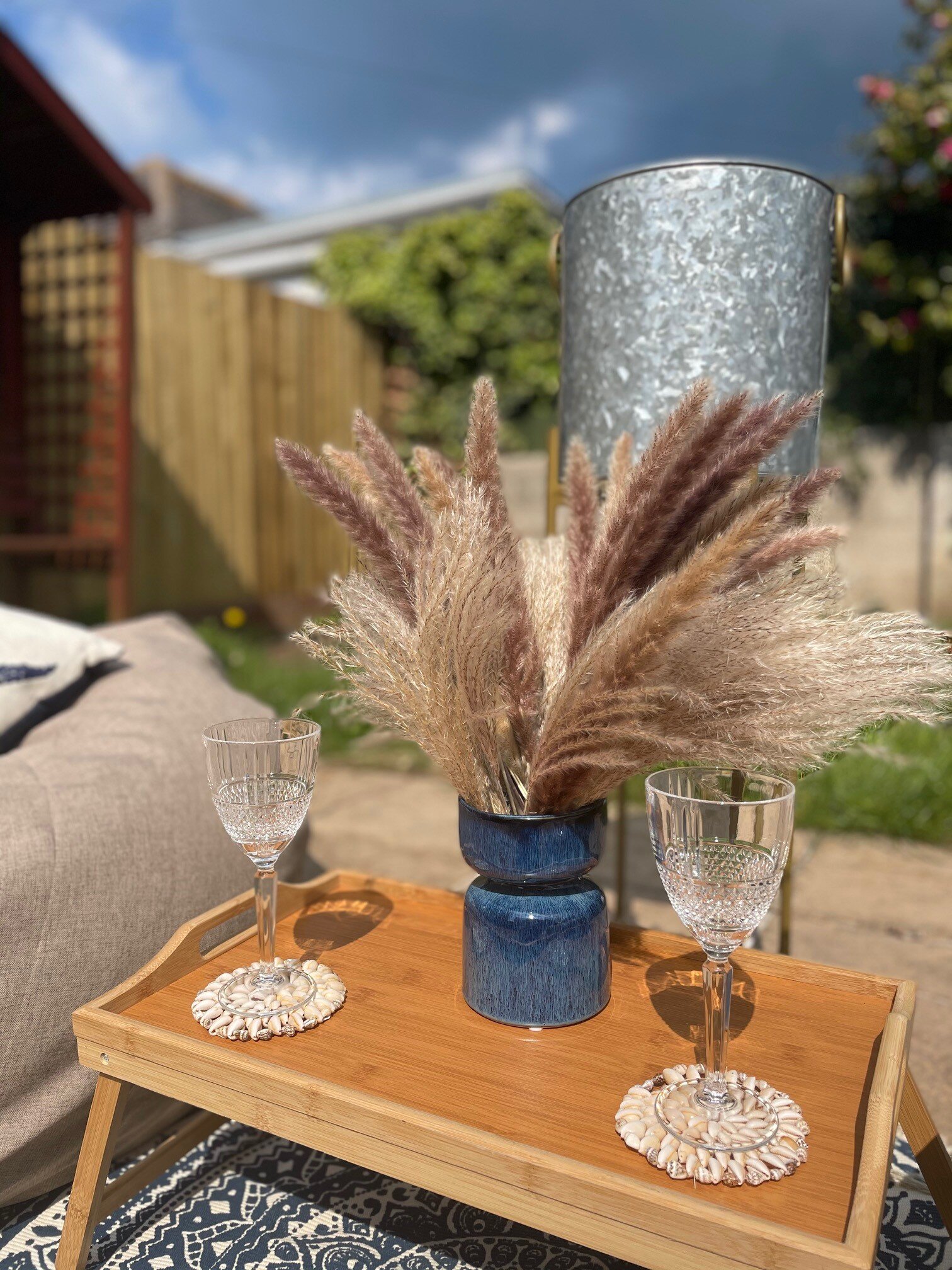 Boho bean bag package
