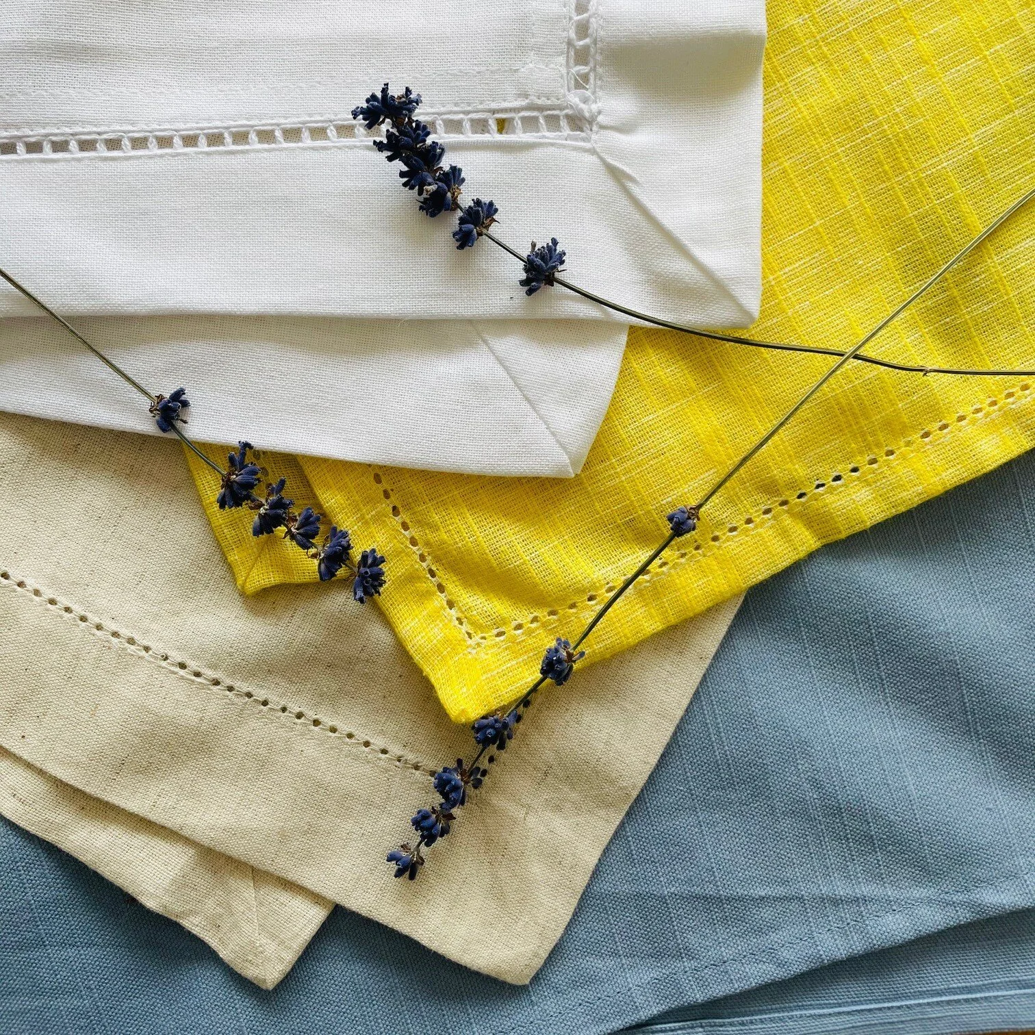 Napkins and lavender