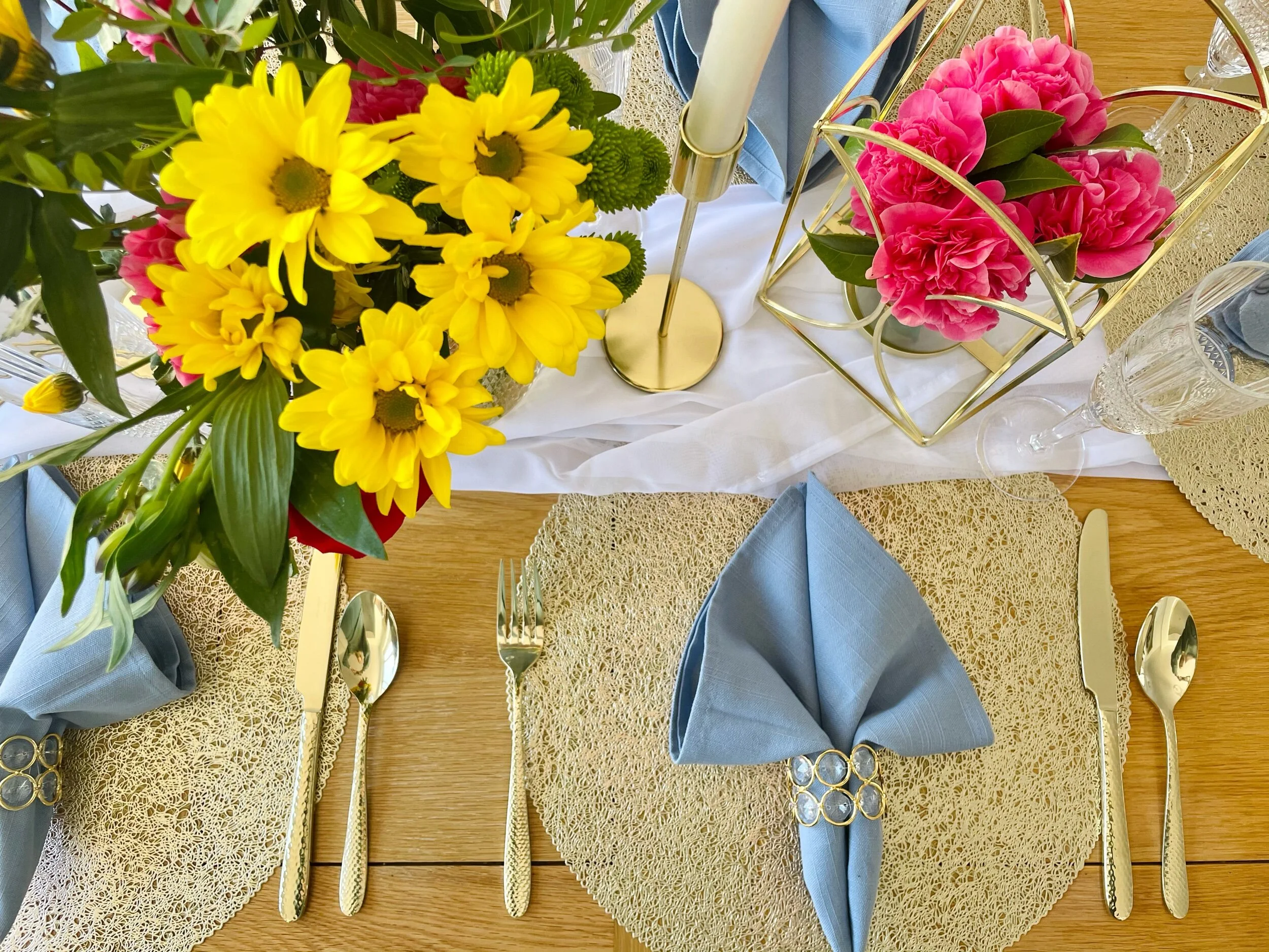 Spring, gold and blue