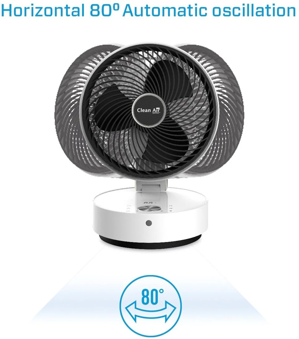 Ventilateur circulateur d’air avec ioniseur CA-404W
