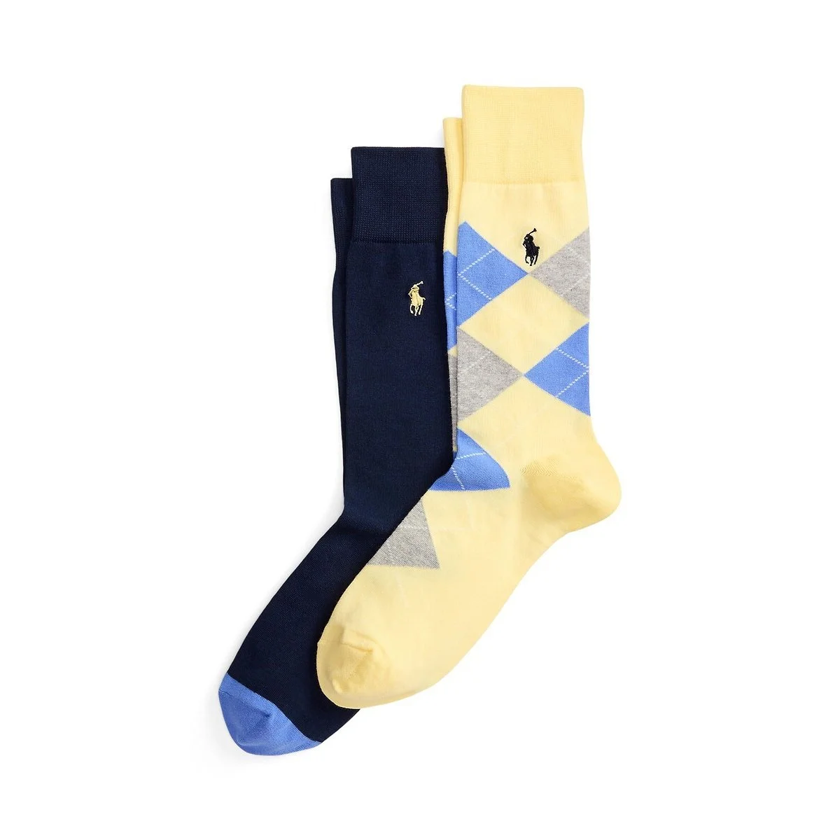 Lot 2 paires de chaussettes à losanges