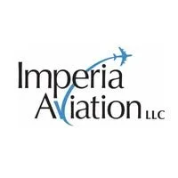 Logo of Imperia Aviation LLC featuring the company name and a blue airplane icon.