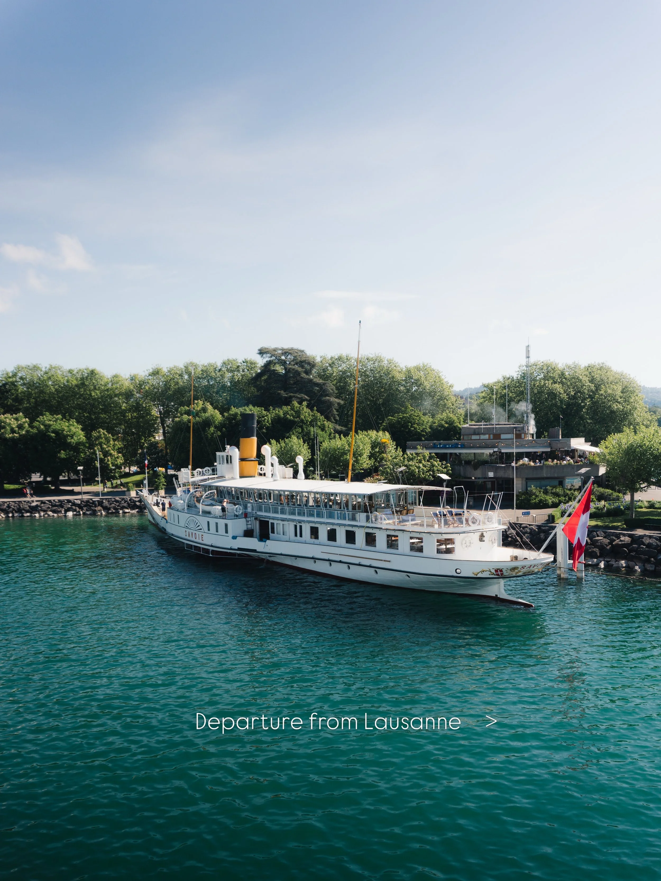 My departure from Lausanne, captured with my @sonyalpha @sonyalphaeu 📷

It was a beautiful day to take the @cgn_switzerland boat to Geneva ⛴️