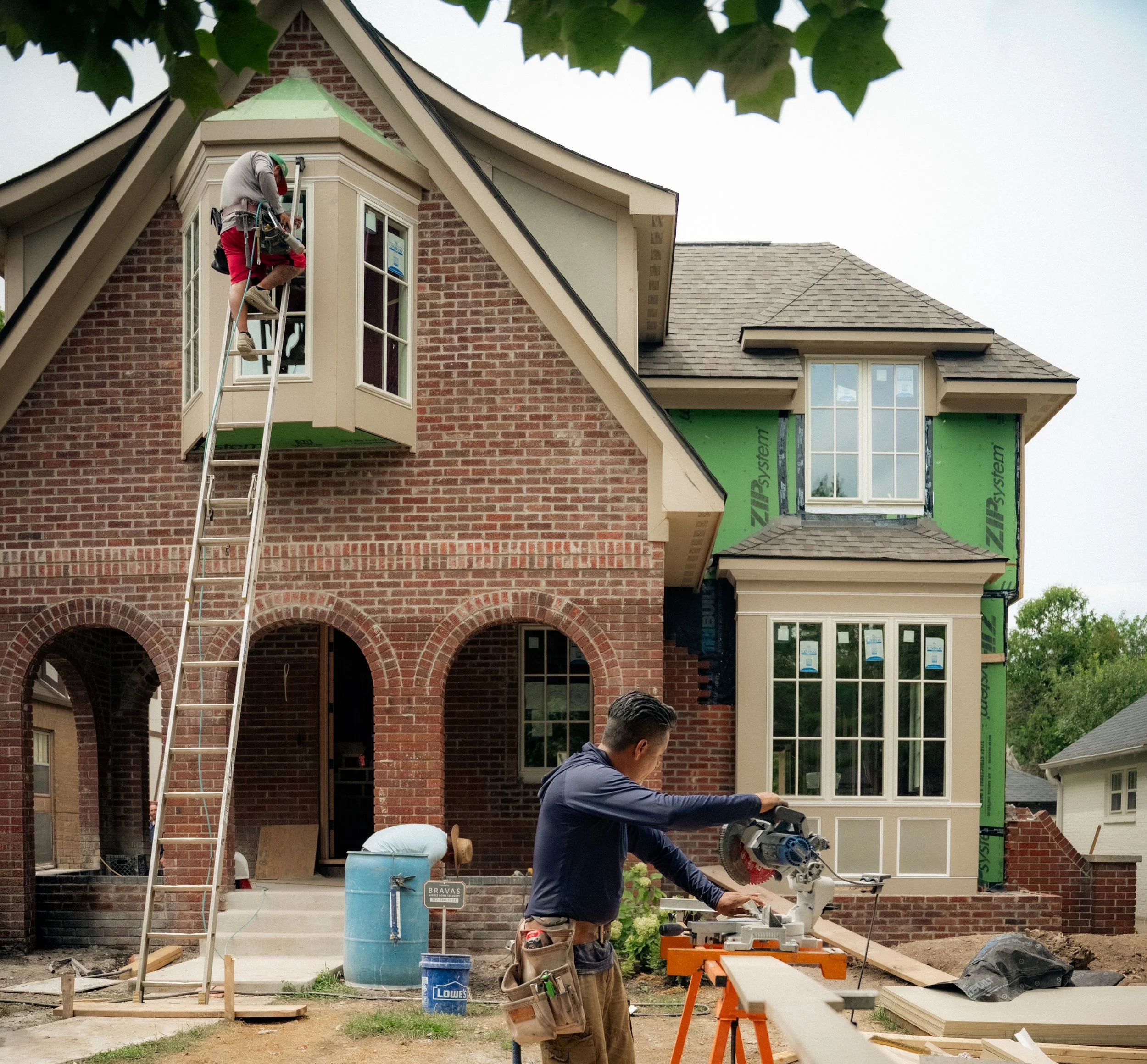 Full service home remodel firm in Central Indiana in action at a project in Meridian Kessler - Indianapolis
