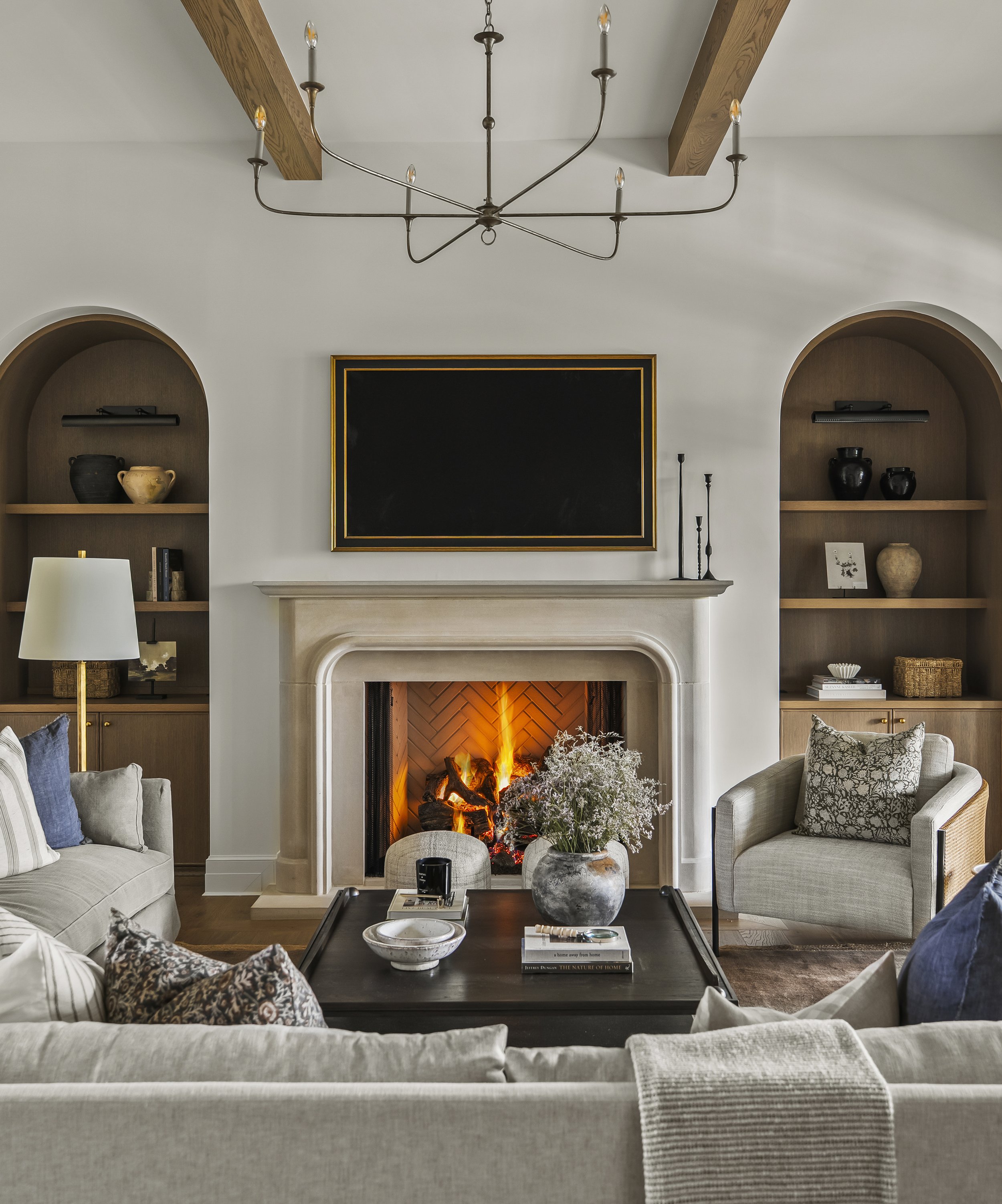 Natural, elegant, luxury interior design for new homes and home remodels based out of Indiana and serving clients nationwide