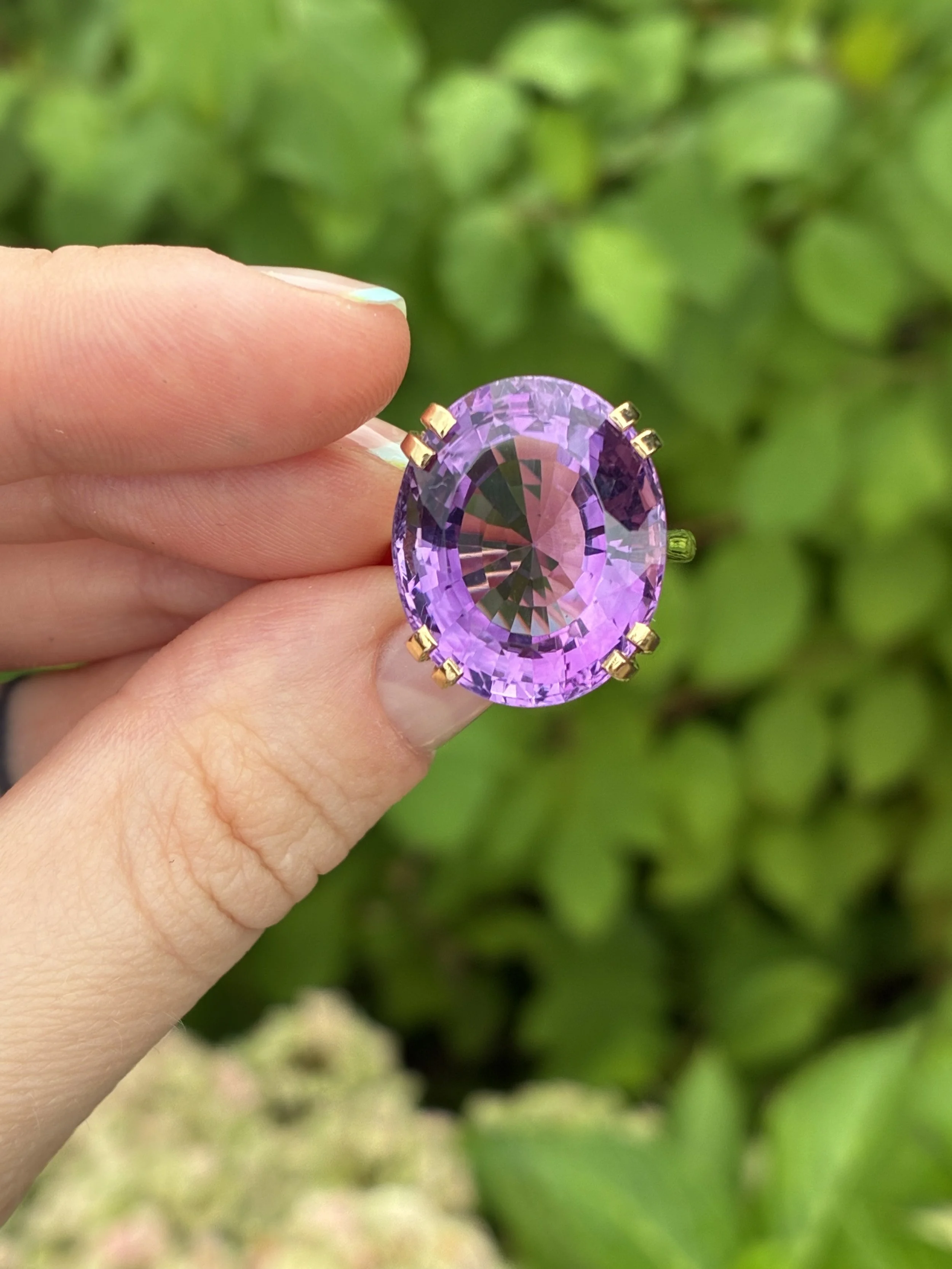 Amethyst Cocktail ring (Pre-loved)