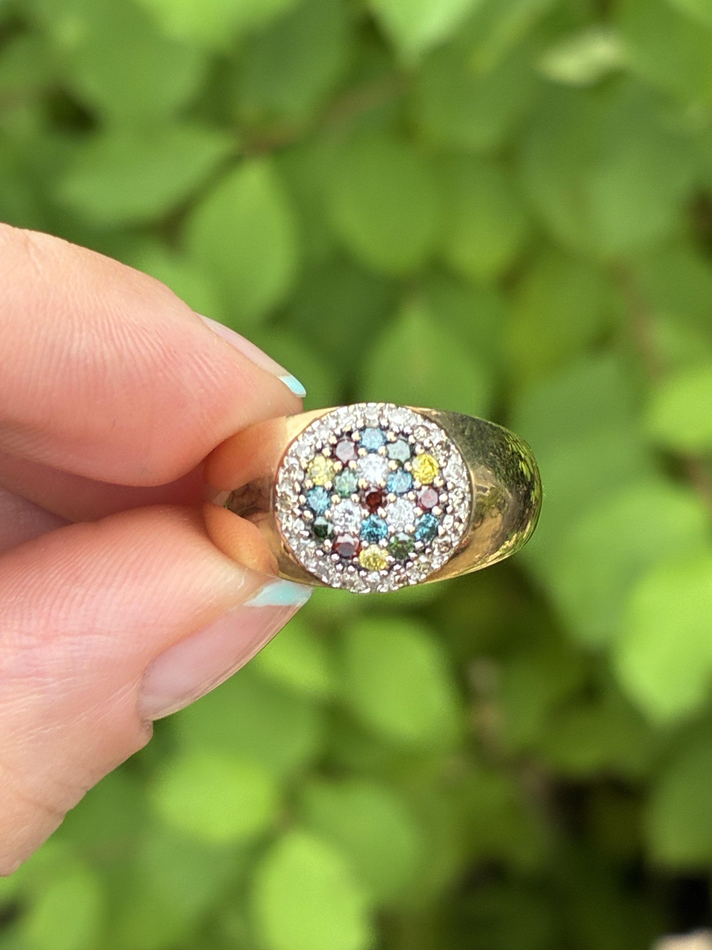 Multicolour Diamond Ring (Pre-Loved)