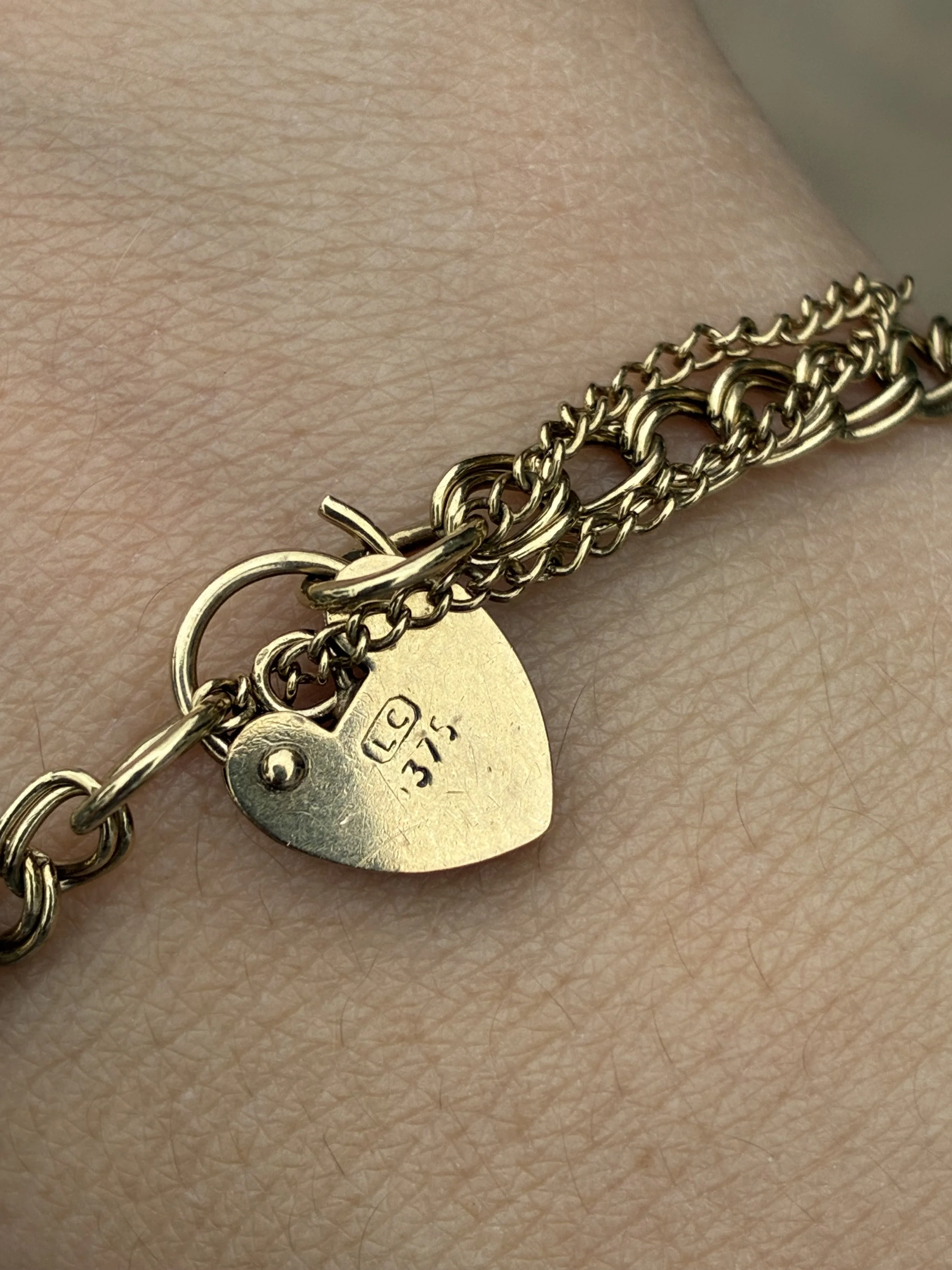 Double Link Padlock Bracelet back of padlock