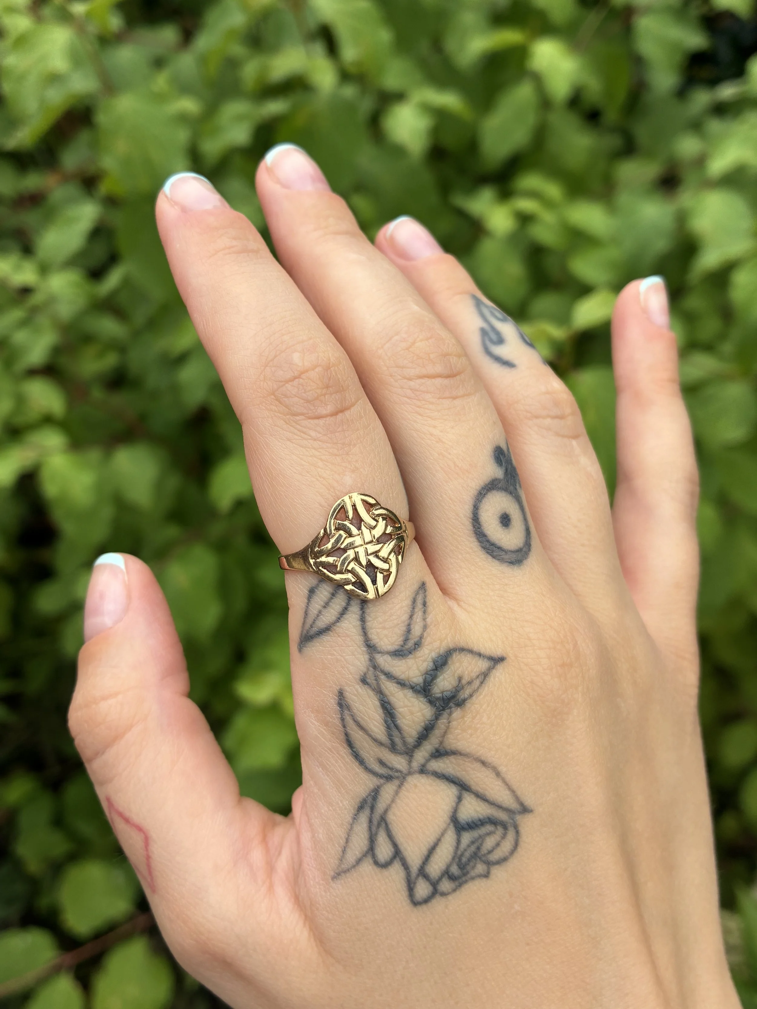 Celtic Ring on hand