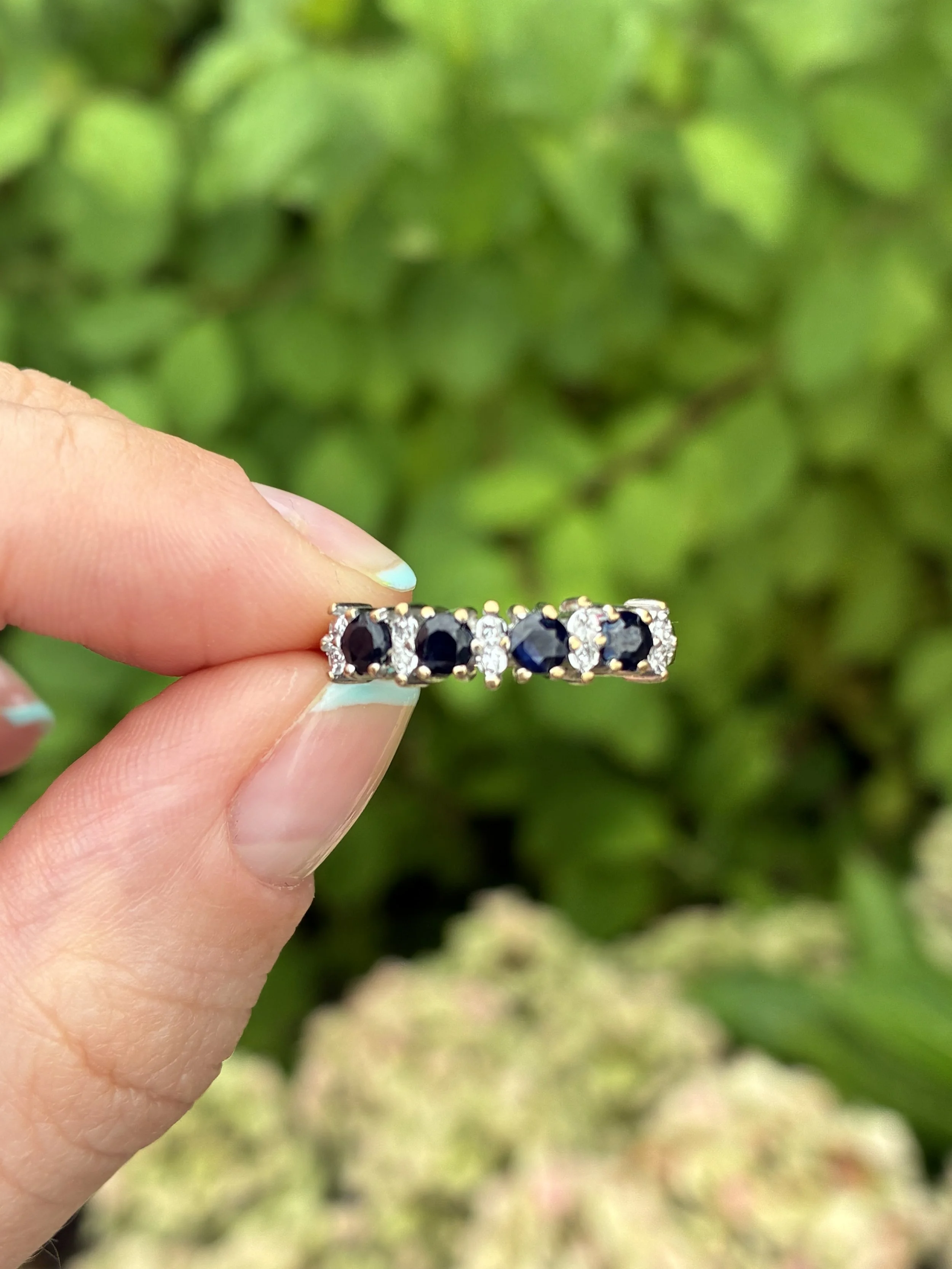 Sapphire and Diamond Ring