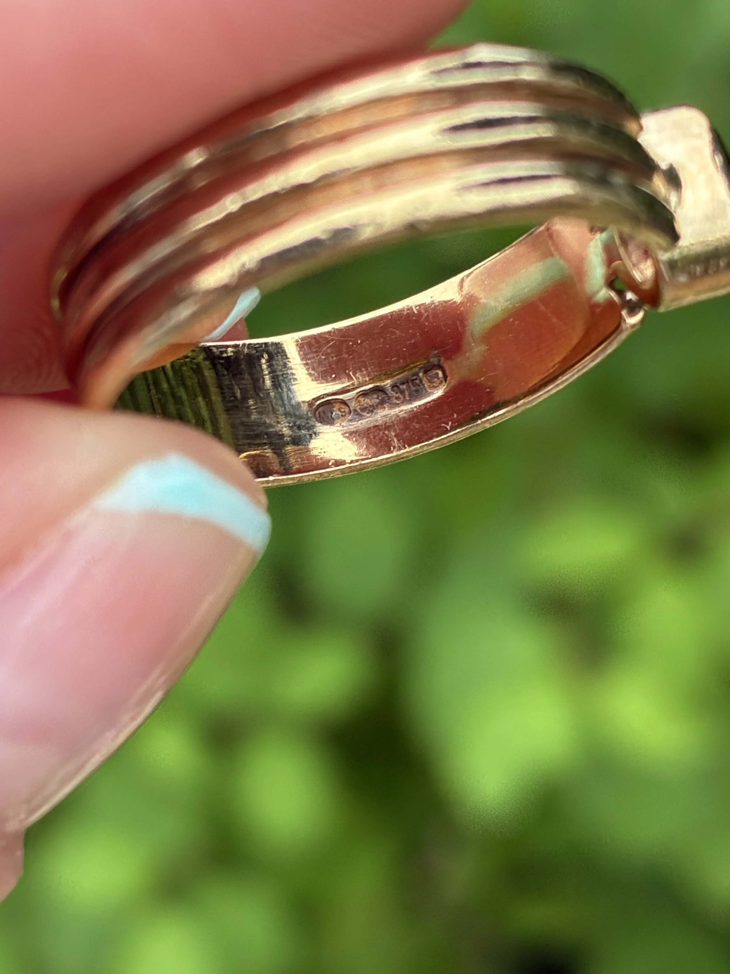 Blue Topaz Ring hallmark image