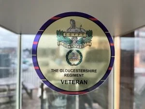 Gloucestershire Regiment Veteran Car Sticker