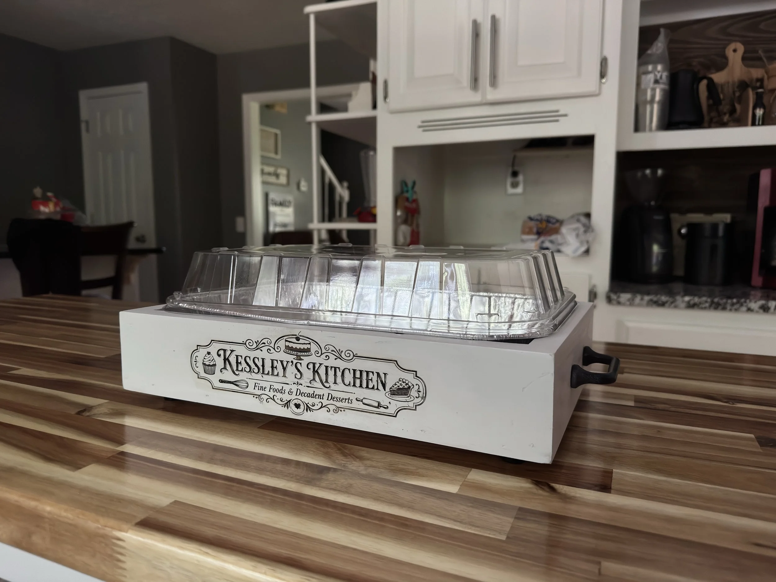 Wood Carrying Tray For 9x13 Aluminum Pan
