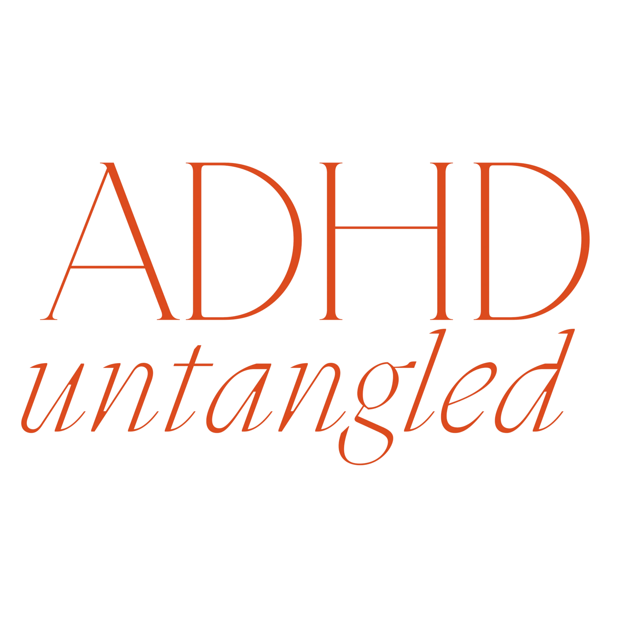 ADHD Untangled podcast episode featuring Elizabeth Hunter