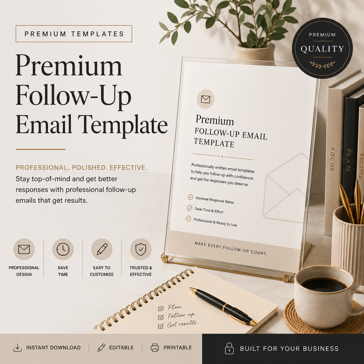 Premium Follow-Up Email Template