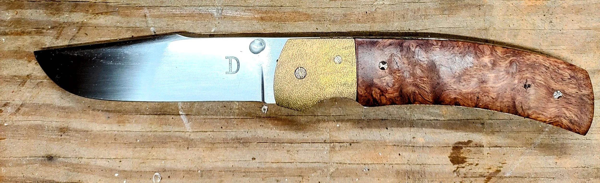 Burl & Titanium Folder
