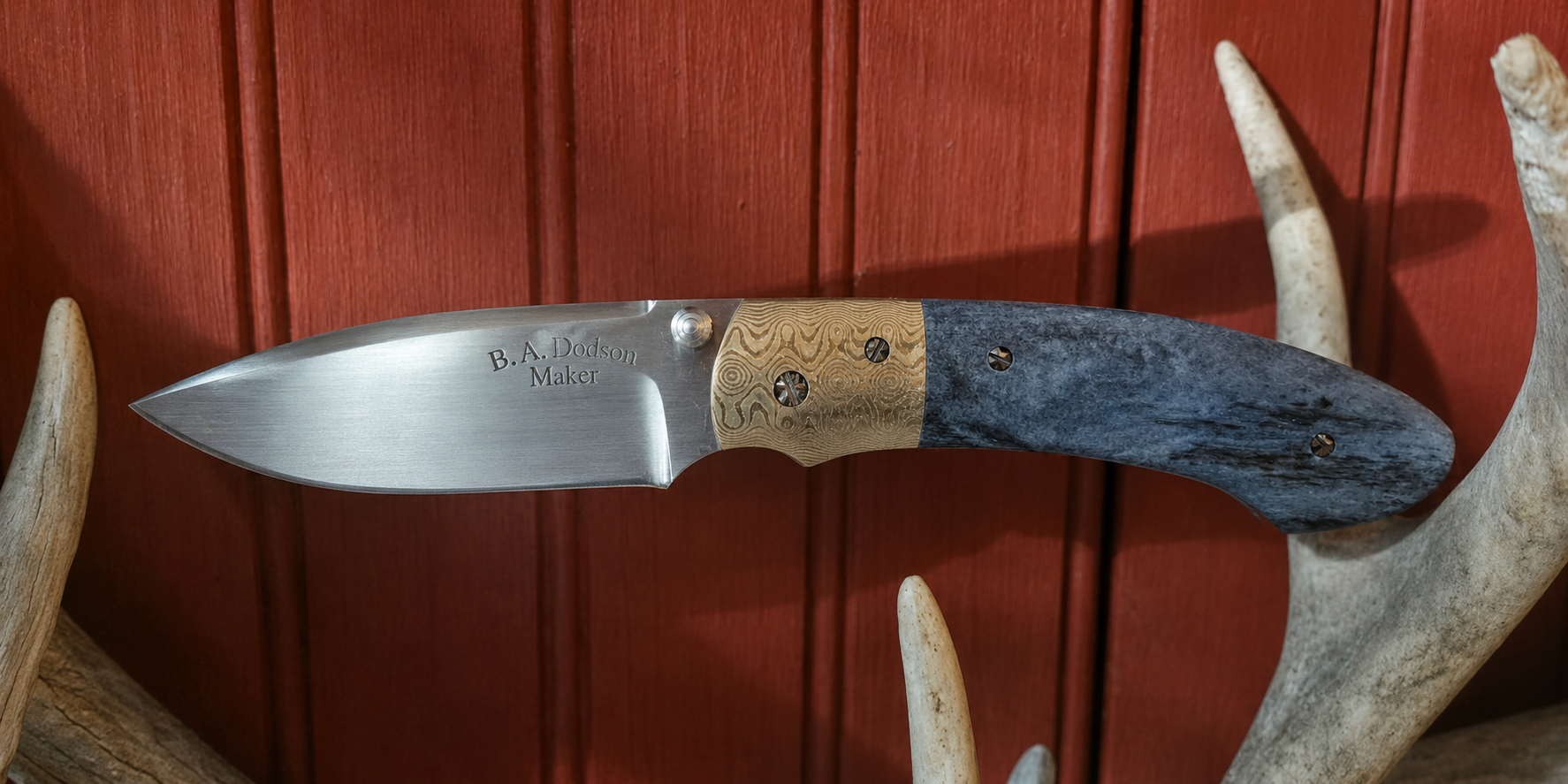 Camel Bone & Mokume Folder