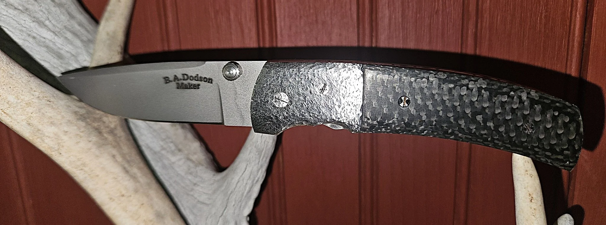 Carbon Fiber & Tooled Titanium Liner Lock Folder