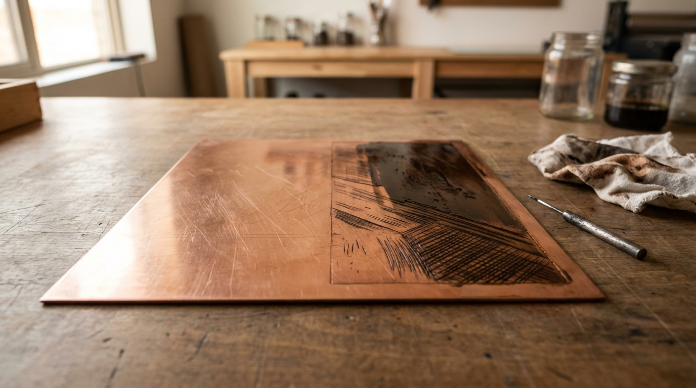 Copper Etching Plate