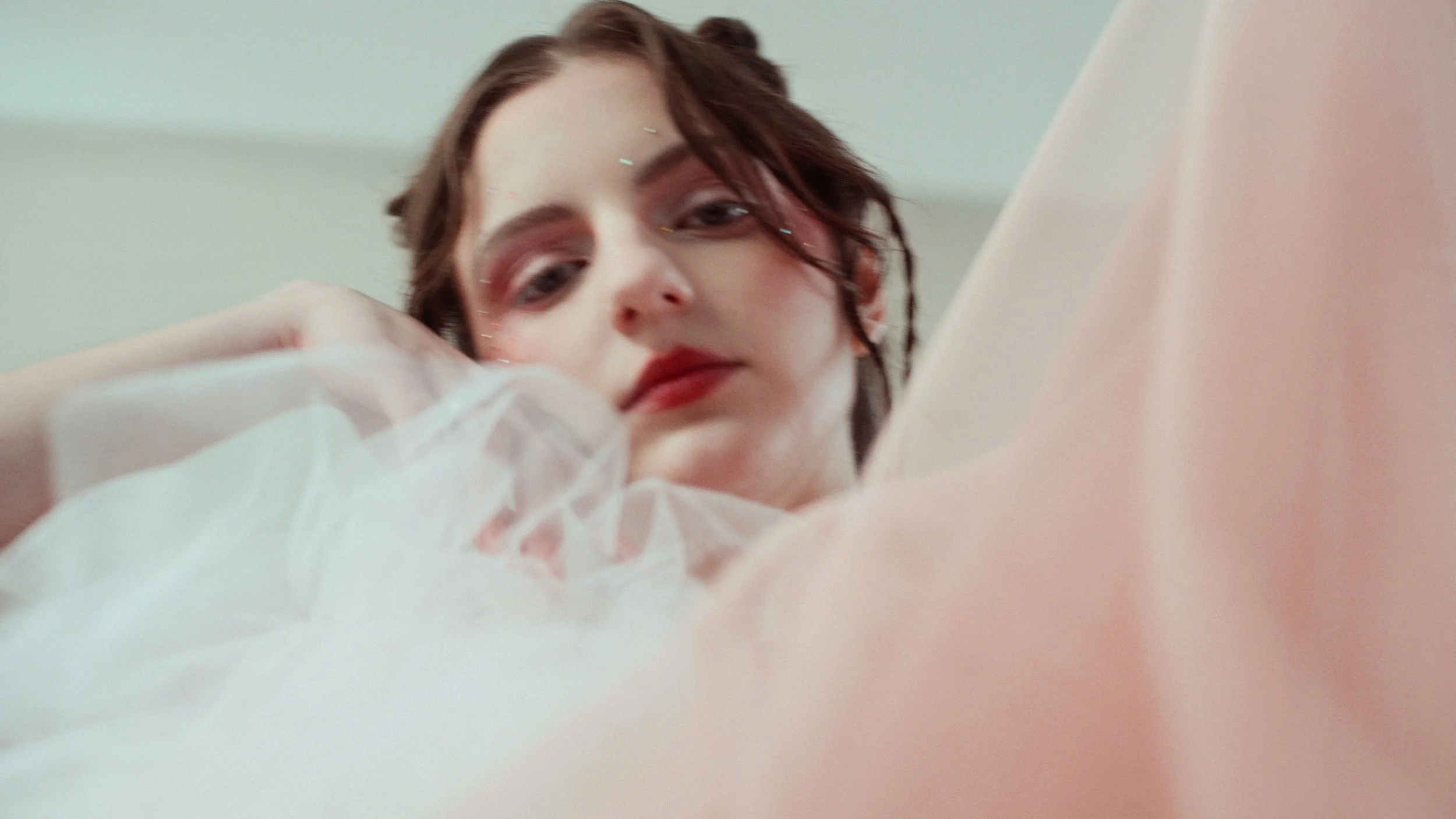 "120" Short Film; Square Cherry Production. Shots from the film, Character‑driven makeup by Kinga for film and performance. Conceptual on‑set makeup by Kinga, blending editorial skin work with expressive performance styling