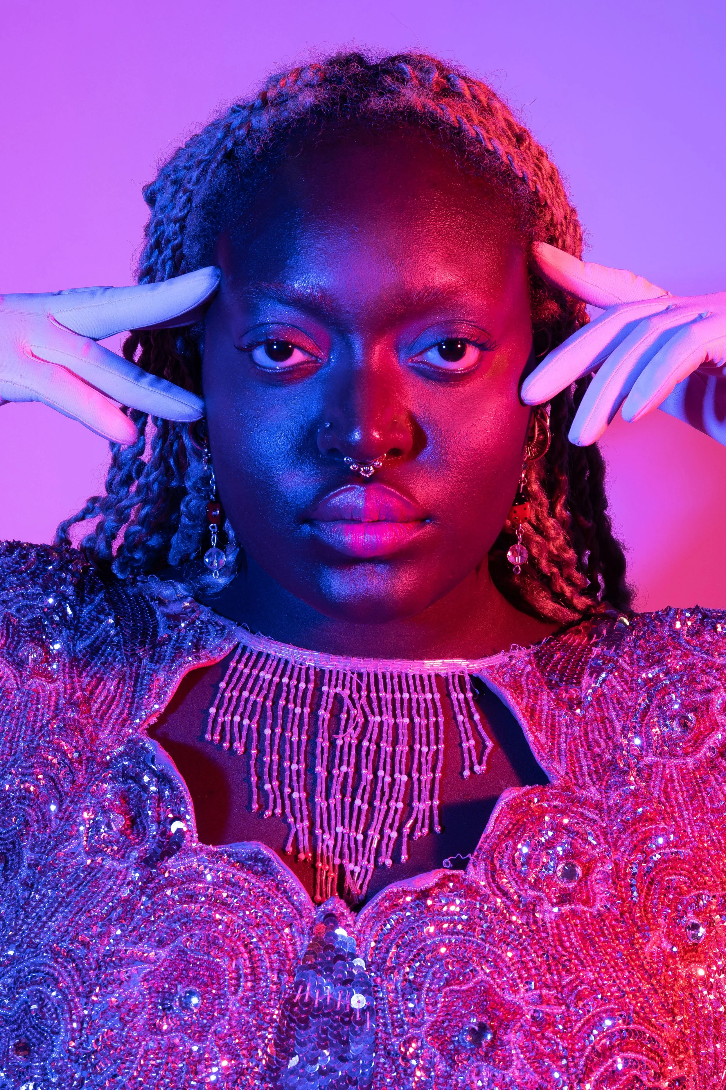 Self-love Valentines Editorial for Nikon Europe. skin focused makeup.