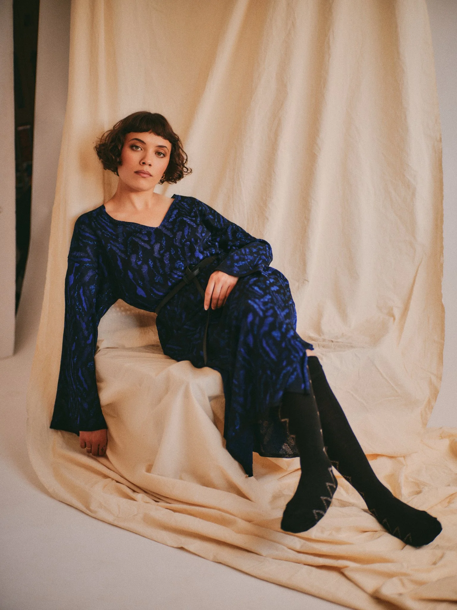 Look Book for Genevieve Sweeney Fashion Brand. Kinga’s refined, skin‑focused approach paired with conceptual fashion imagery.