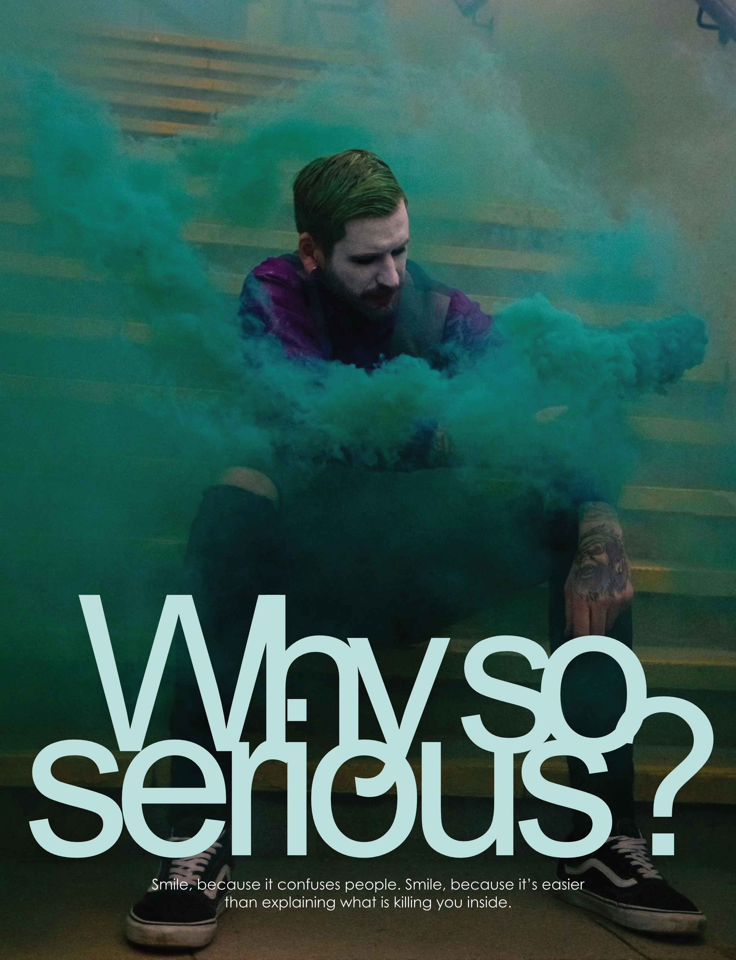 Why so serious? editorial for Edith Magazine. Joker Character 