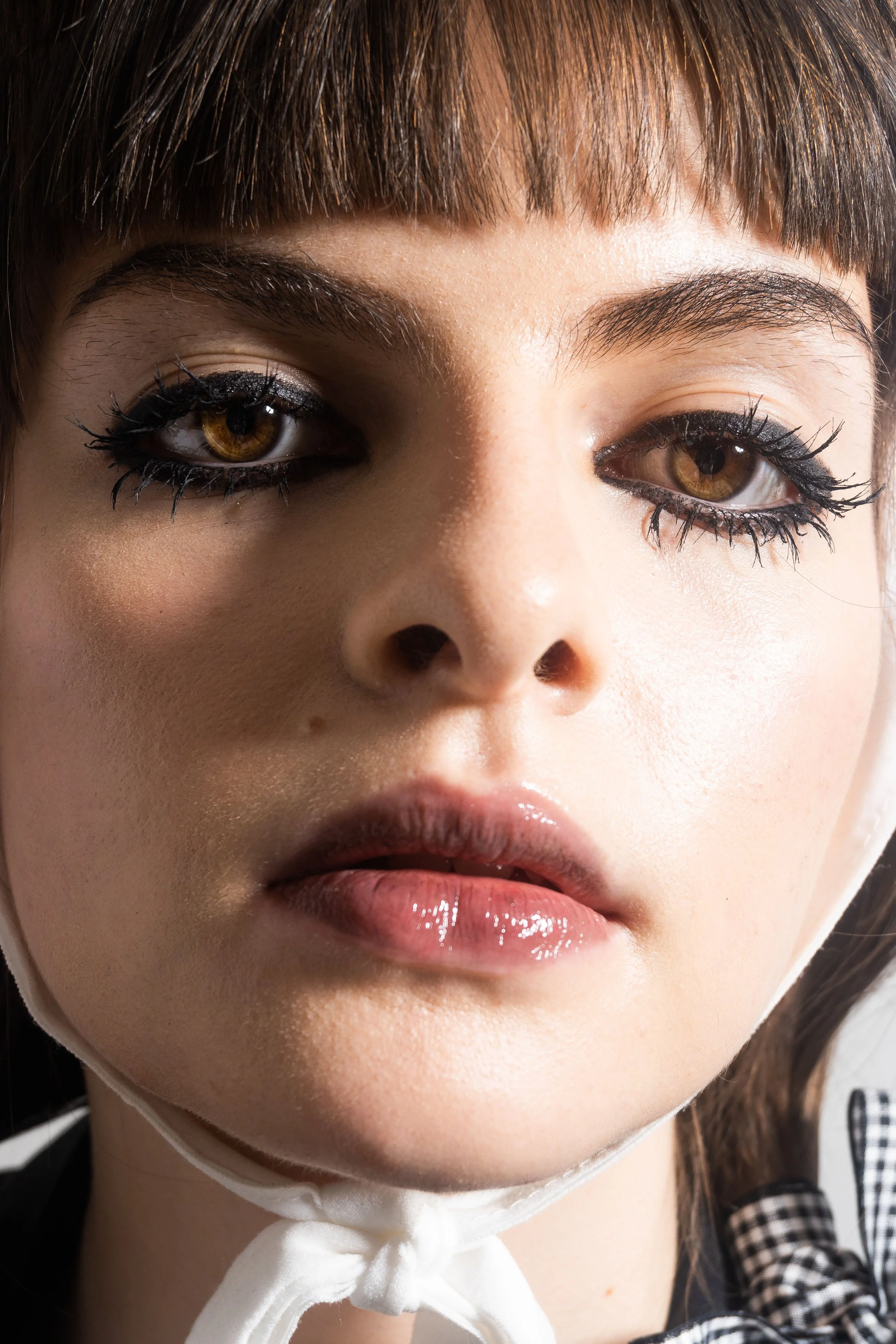 Tim Burton Inspired editorial for Nikon Europe. Spiky lash look 
