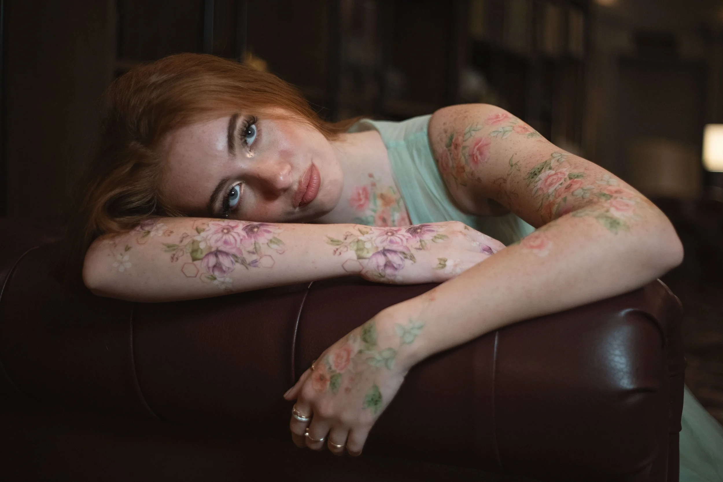 Soft Etherial beauty look for Tarttu Look book. Published in Artells Magazine. Pink soft cheeks, highlighted inner corners.