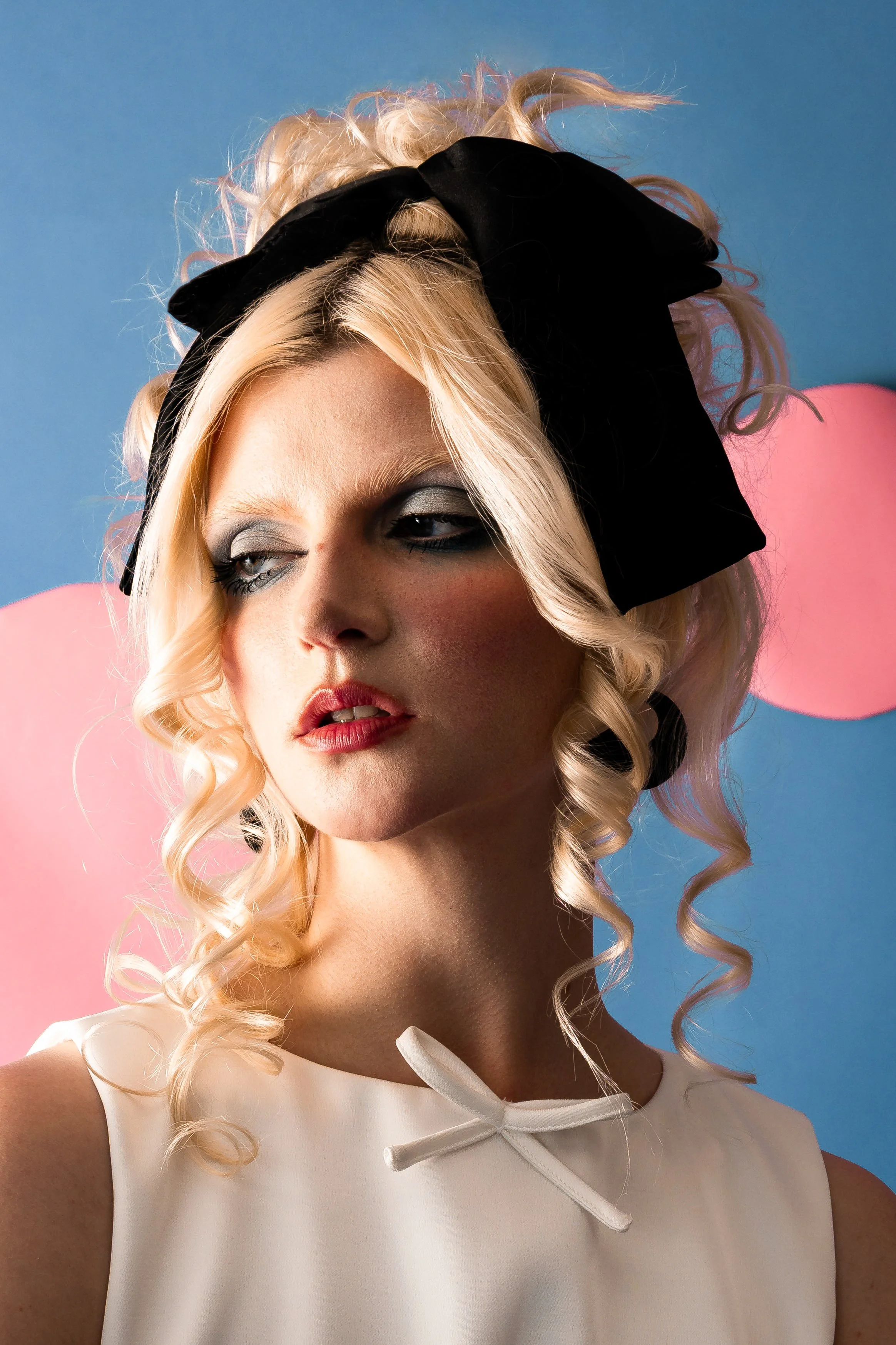Babydoll Editorial for Nikon EU. Radiant complexion with soft blush tones and delicate detailing