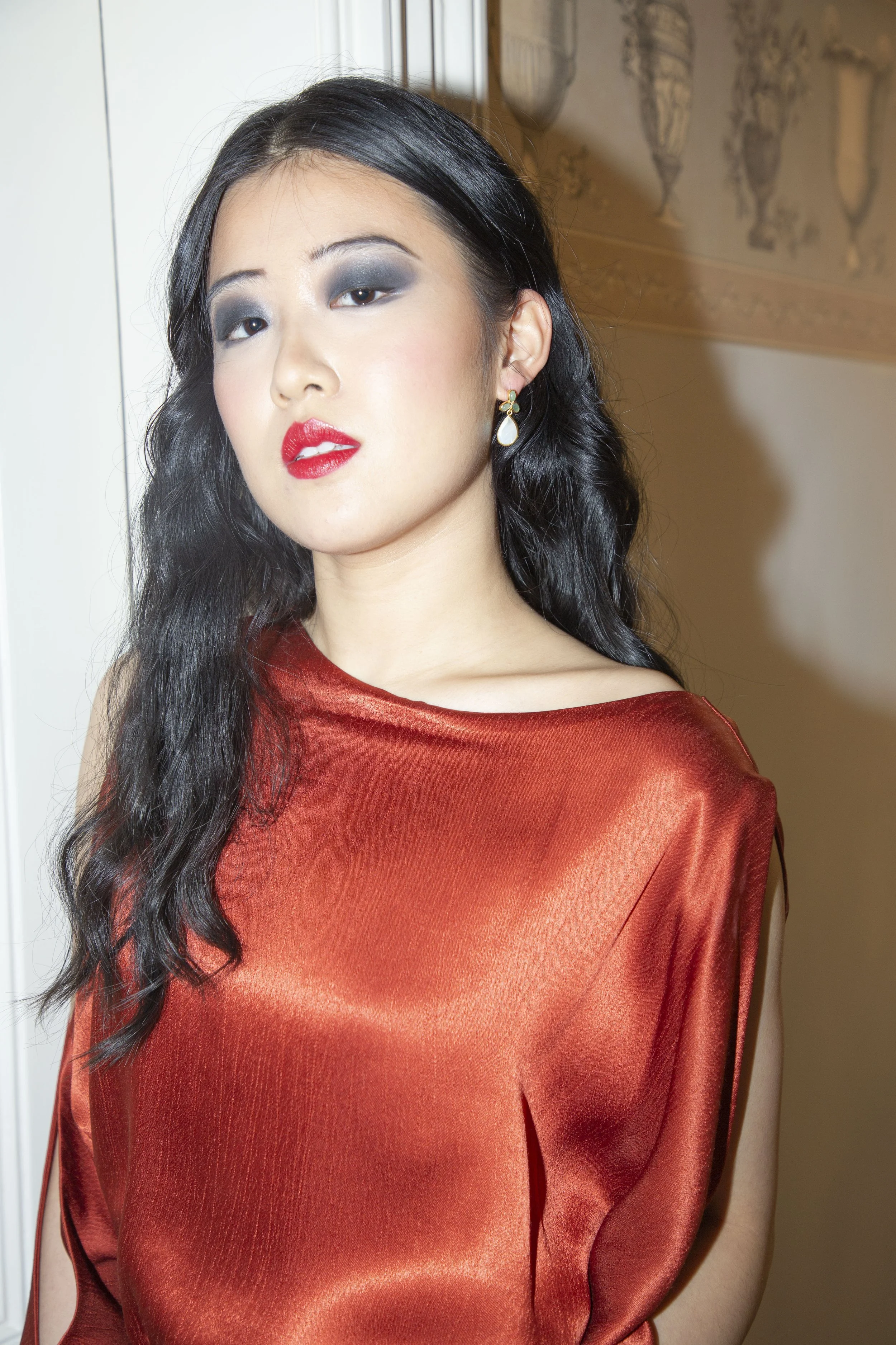 1920s makeup look for House of Foxy fashion brand.
