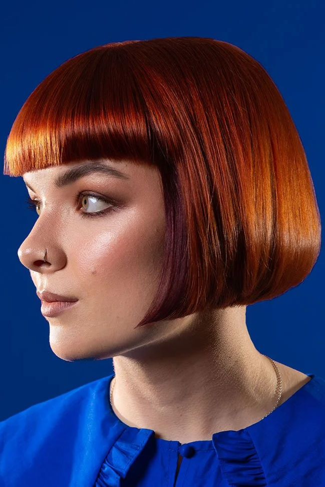Editorial makeup look showcasing precision and skin-focused artistry