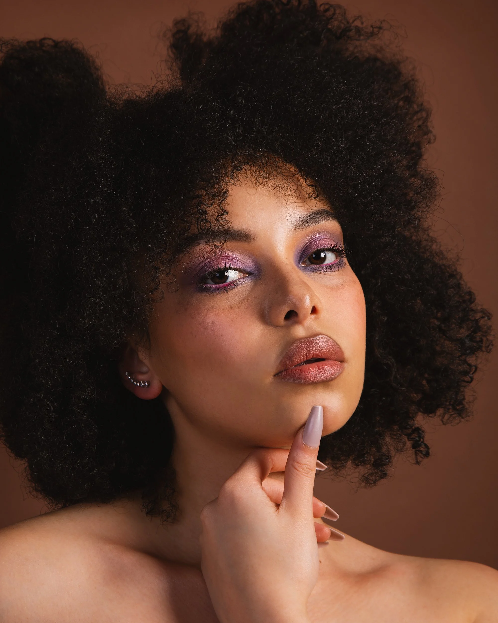Clean, natural complexion with soft texture and minimal glam. Beauty by Kinga, celebrating authentic, inclusive skin.