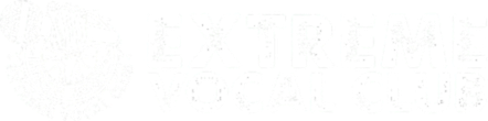 Extreme Vocal Club logo with a circular saw blade design.