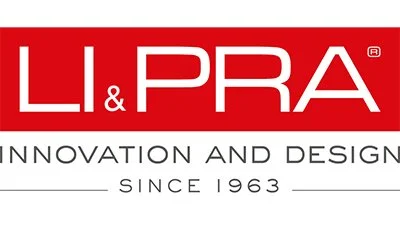 Logo di Li & Pira con scritta 'INNOVATION AND DESIGN SINCE 1963'.