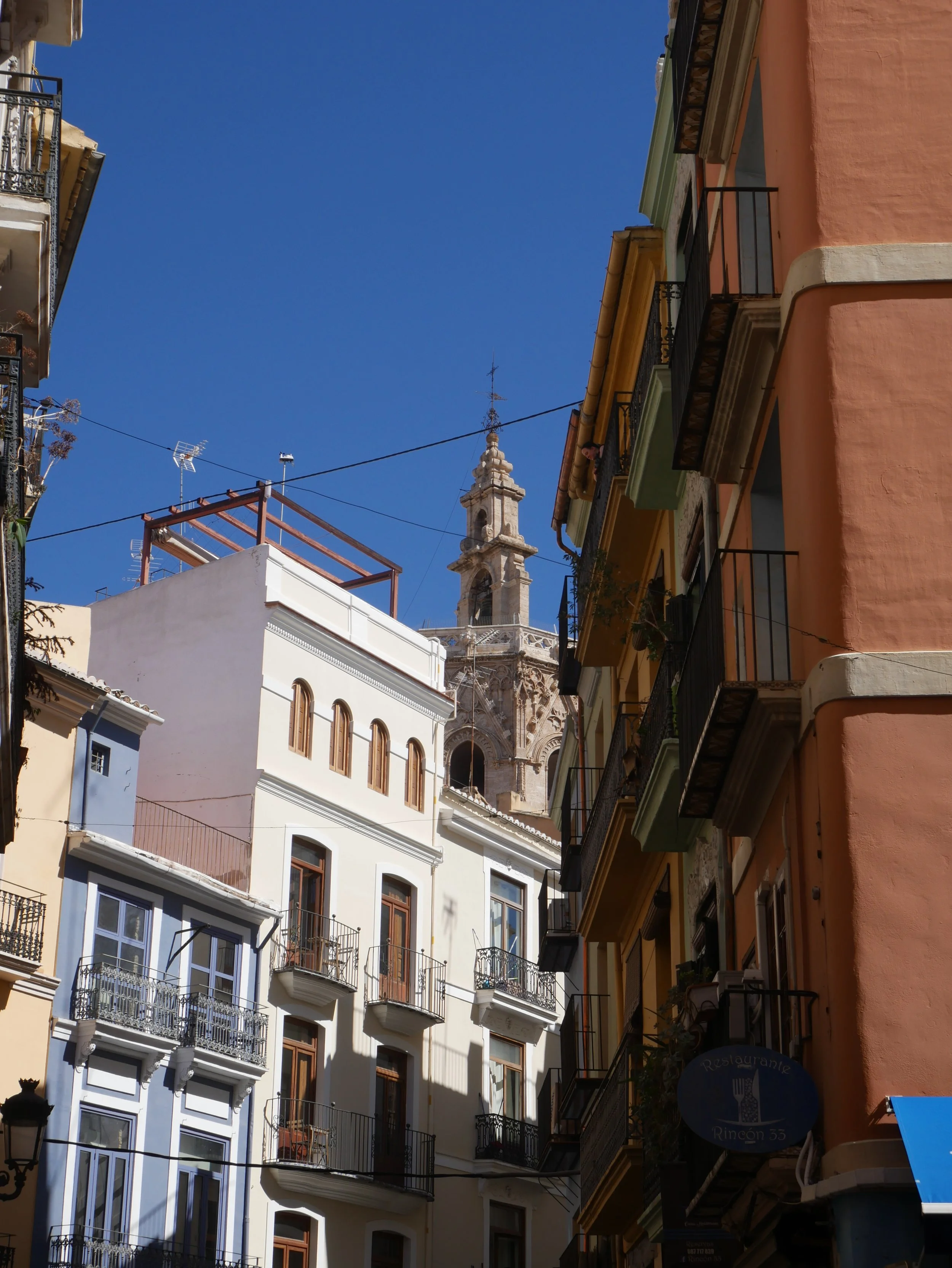 The streets of Valencia