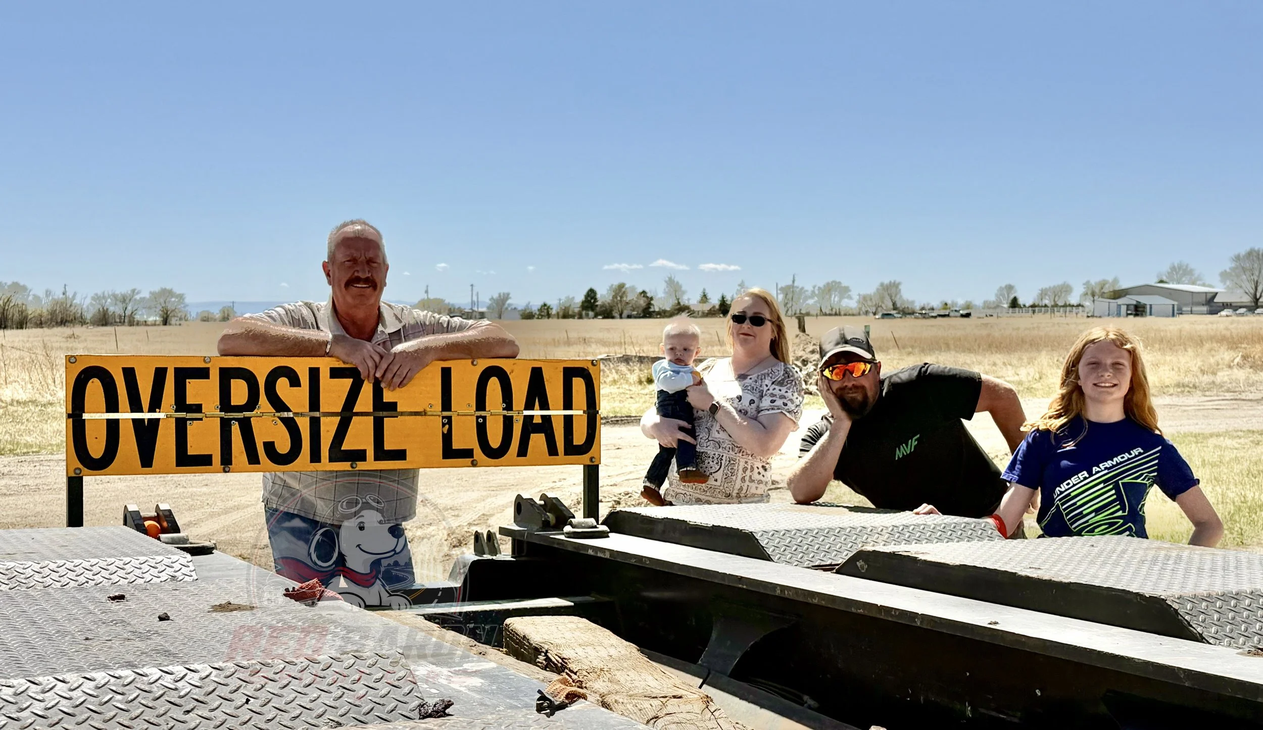 Folding Oversize Load Sign