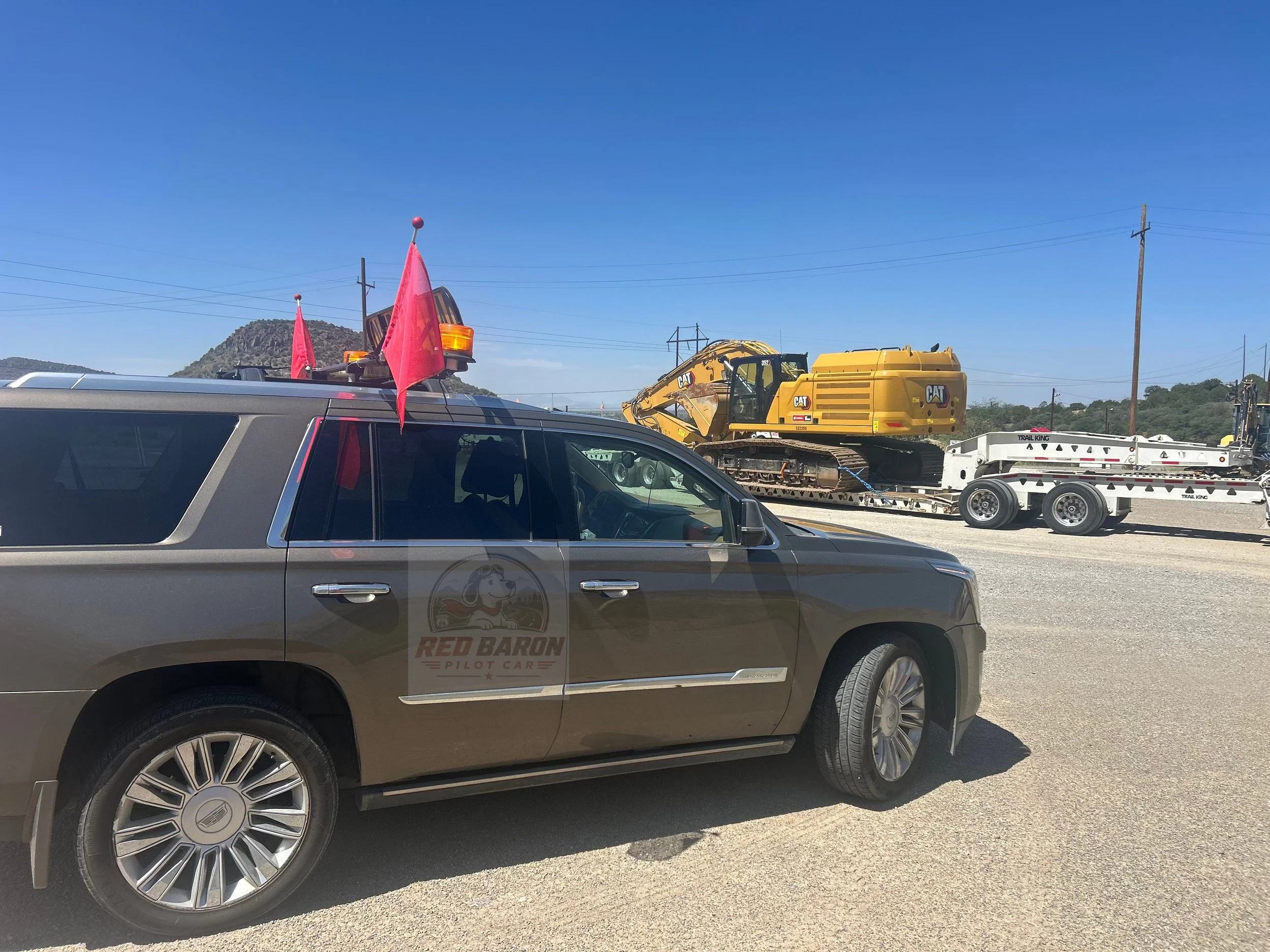 pilot car oversize load construction equipment