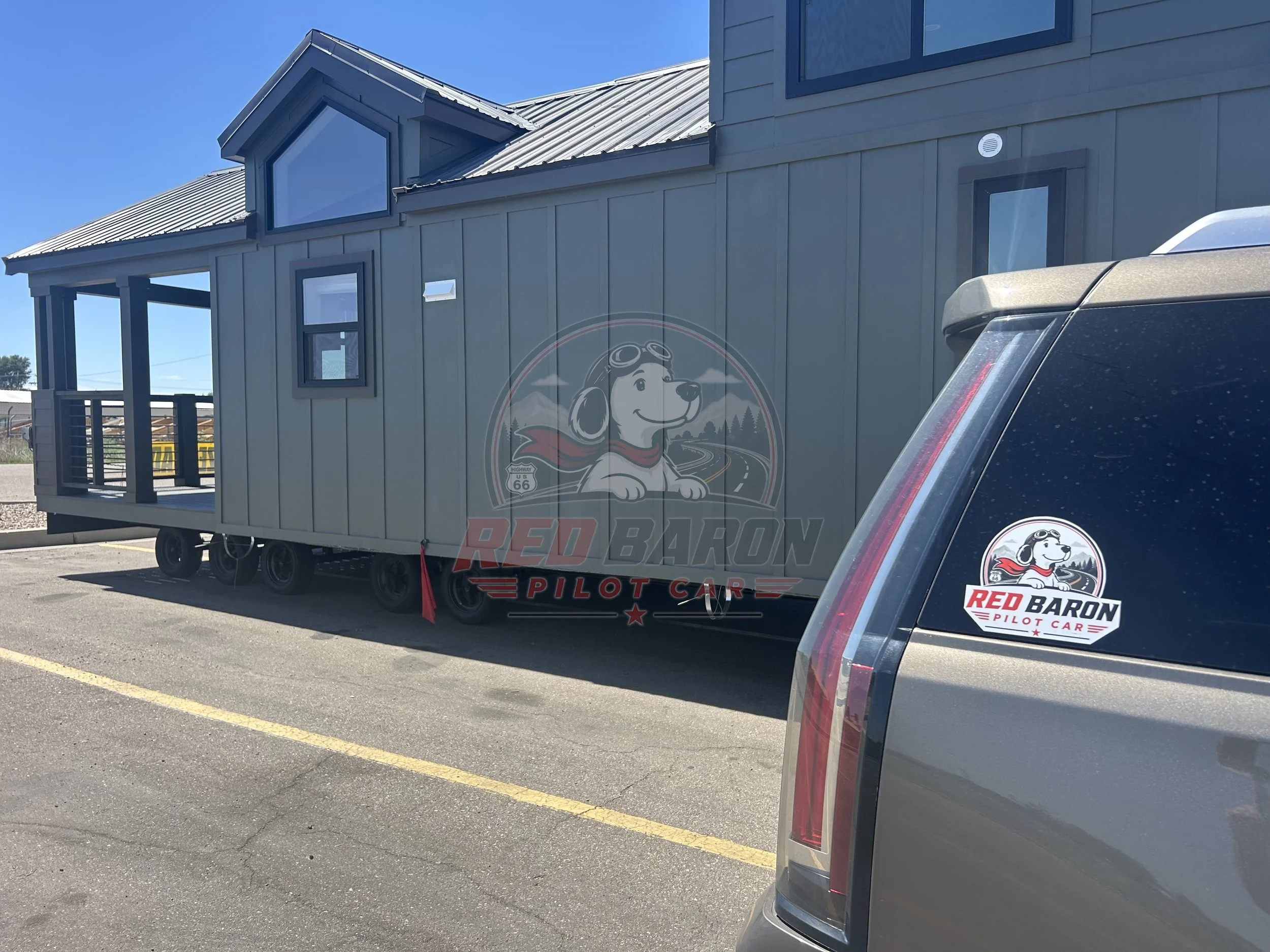 tiny home oversize load pilot car