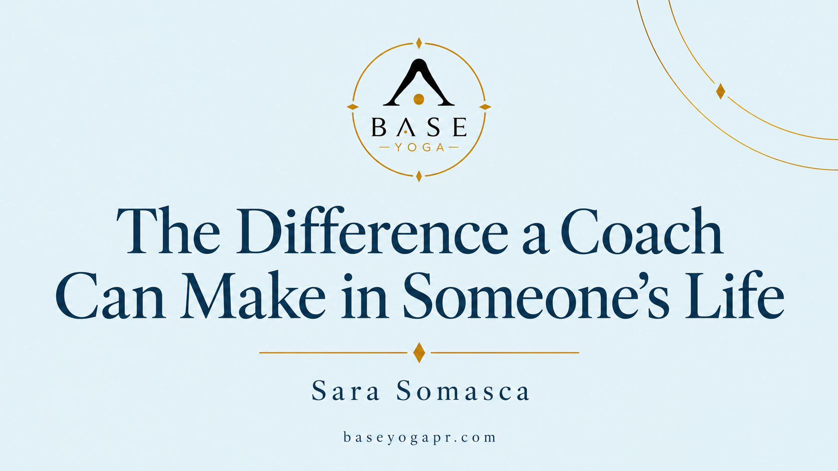 The Difference a Coach Can Make in Someone’s Life